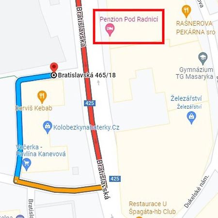 Penzion Pod Radnici Густопече Экстерьер фото